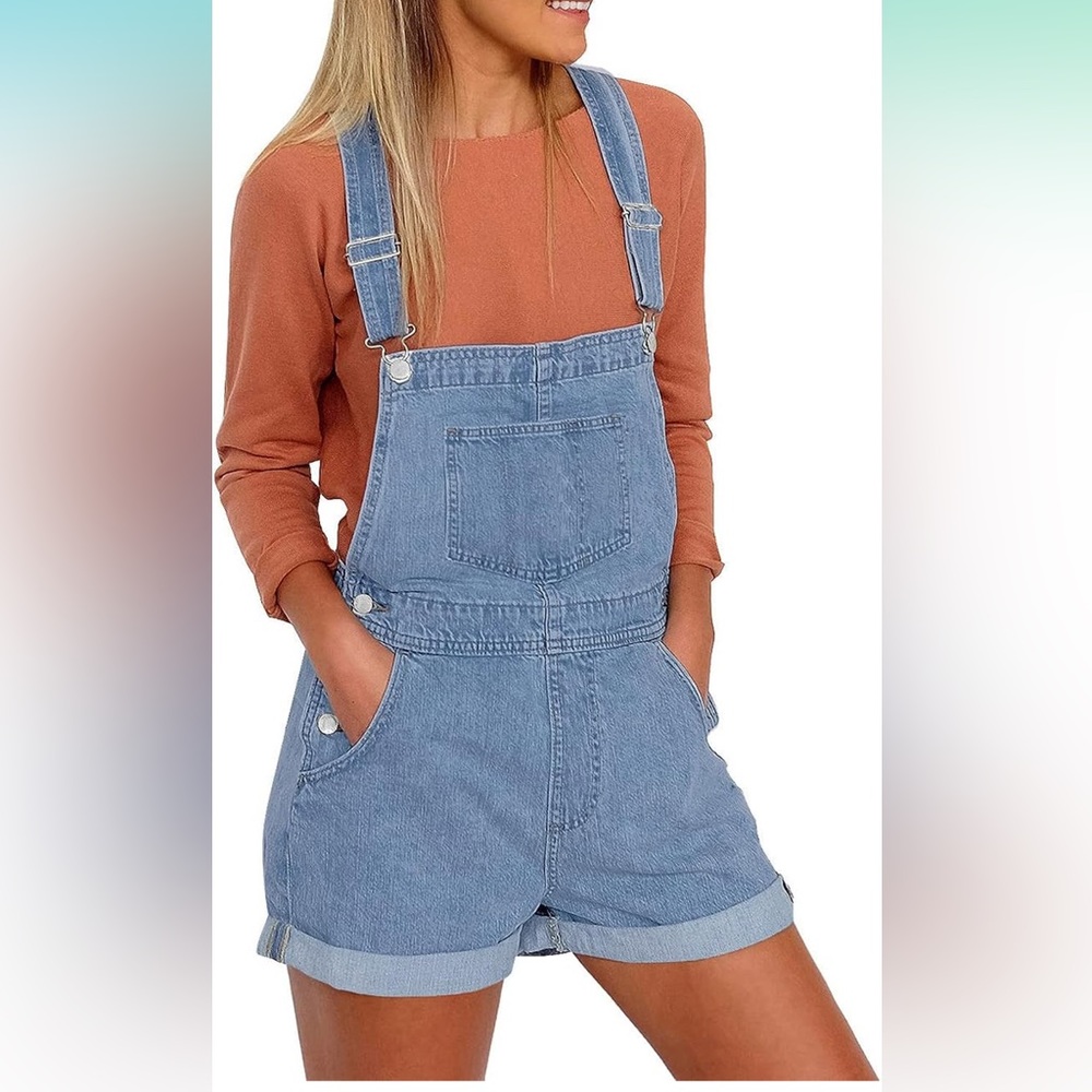 Denim overalls